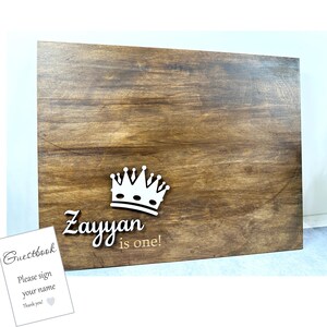 Personalized Guestbook  First year Baby shower  3D wood  sign guest  alternative guest book