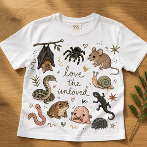 Love the Unloved Biology Teacher PNG Entomology T-shirt Design Science Nerd Gift Weird Animal Sticker Png Teacher Dad Creepy Critter Graphic