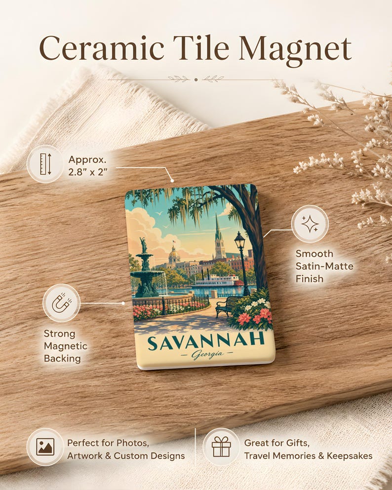 Ceramic Tile Magnet