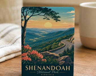 Shenandoah National Park Fridge Magnet, Skyline Drive Souvenir, Virginia Mountain Scenic Keepsake Magnet