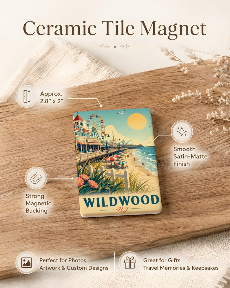 Ceramic Tile Magnet