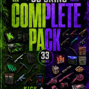 Rust Twitch + Kick Drops Bundle (33/33 Skins) All In One - Fast Delivery