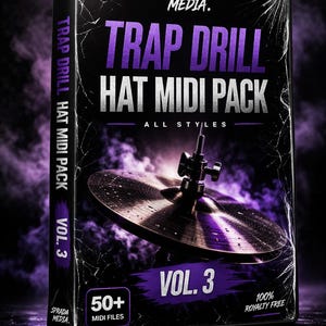 Trap Drill Hi Hats MIDI Pack Vol. 3 – All Styles