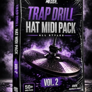 Trap Drill Hats MIDI Pack Vol. 2 – All Styles