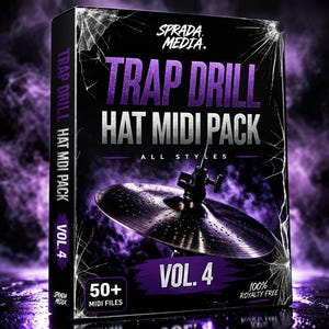 Trap Drill Hi Hats MIDI Pack Vol. 4 – All Styles