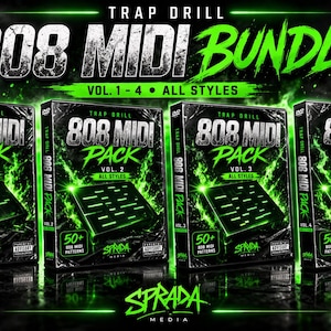 Paquete MIDI Trap Drill 808 Vol. 1-4 - Todos los estilos