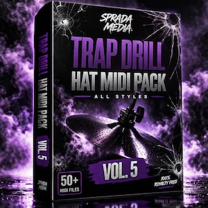 Trap Drill Hi Hats MIDI Pack Vol. 5 – All Styles