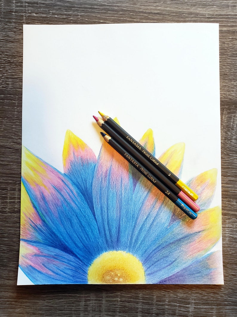 Sunflower Coloring Page for Adults - Etsy