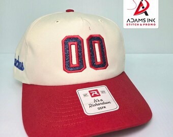 Custom Varsity Number Richardson Snapback Hat | Personalized Baseball Team Spirit Cap