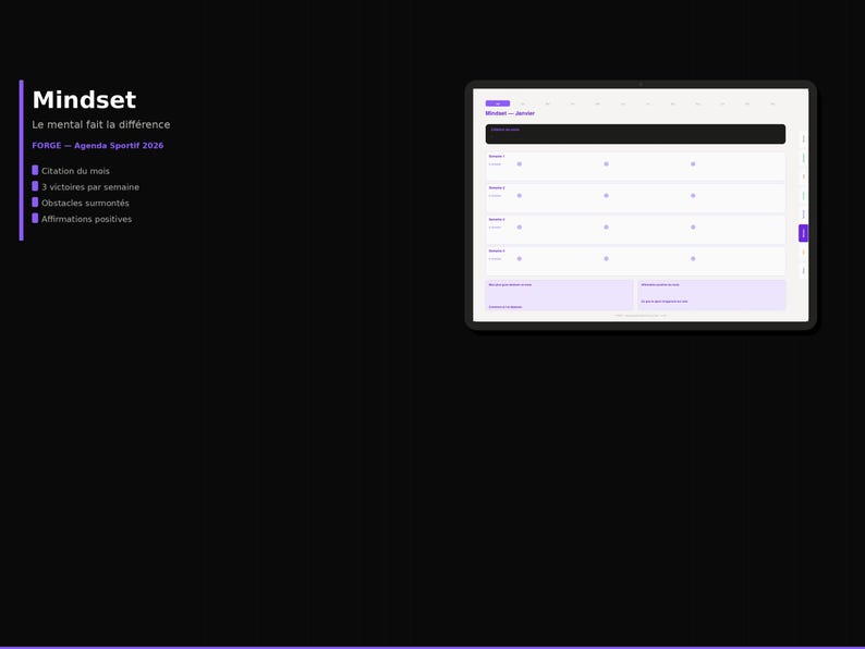 FORGE Digital Sports Agenda 2026, Fitness Planner iPad Android, Workout ...
