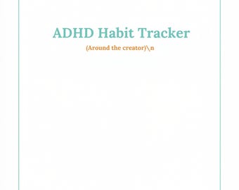 Registro de hábitos para TDAH / Desarrollo de hábitos que favorecen la producción de dopamina / PDF digital imprimible / Progreso sin vergüenza