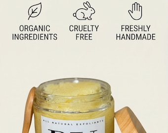 Kokos Citron Body Scrub Exfolierande & Vitamin Essentials