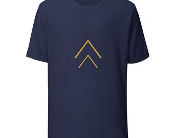 Project Ascend Minimal Arrow T-Shirt | Clean Motivational Apparel | Premium Gym Tee