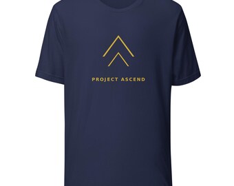 Project Ascend Logo T-Shirt | Science Backed Mindset Apparel | Premium Gym Shirt