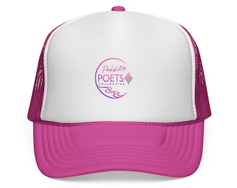 Truckerpet met logo van Peekskill Poets Collective | Mesh pet