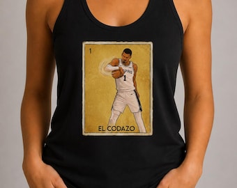 El Codazo Jugador de Baloncesto Loteria Card Tank