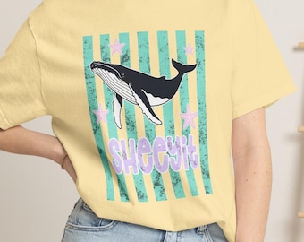 Camiseta Whale Sheeyit Summer Comfort Colors