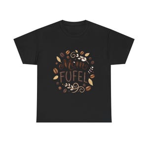 Mother's Day Mom Fuel Coffee Beans Graphic Tee - Caffeine Mom
