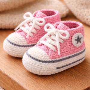 Crochet Baby Sneakers Pattern PDF | Baby Shoes 0-2 Years | Easy Crochet Booties Pattern | DIY Baby Gift image 18
