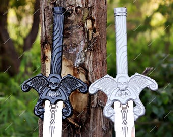 Skeletor Sword He Man Power Sword Set, 1987 Movie Replica, Cosplay Prop Gift, Handmade Collectible