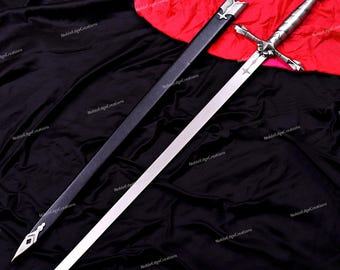 Alucard Cosplay Sword Replica Castlevania Anime – Handmade Display Decor, Fan Gift