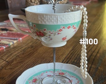 Nantucket brand and made in China Teacup and Saucer