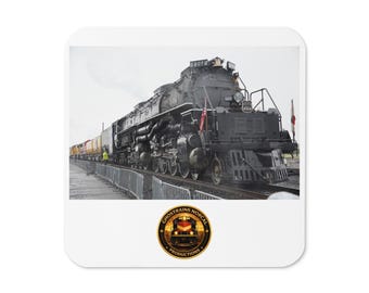 Union Pacific Railroad Steam: Big Boy X4014 Cork-back coaster