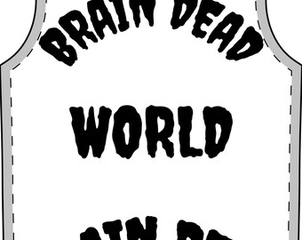 Custom BRAIN DEAD WORLD Pajama Set |  Sleepwear