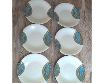 Tai Hong Wei Ware nr 1308 Sześć talerzy 8,5" (6)