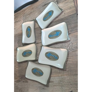 Tai Hong Wei Ware Six 8" X 5" Rectangular Sushi Appetizer Melamine Plates (6)