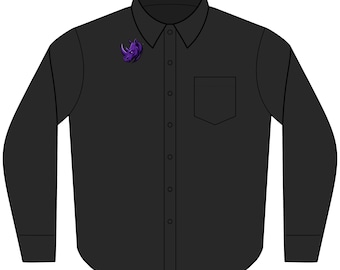 Minimal Solid Sleeve Template Long Sleeve Shirt