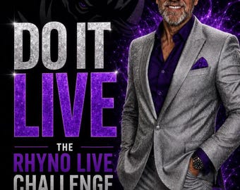 DO IT LIVE: The Rhyno Live Challenge | 30 90 180 365 Day Live Video Challenge | Social Media Live Strategy Workbook pdf