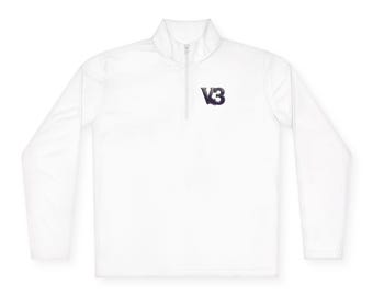 Rhyno Herd V3 Logo Quarter-Zip Pullover | Rhino Shield Emblem