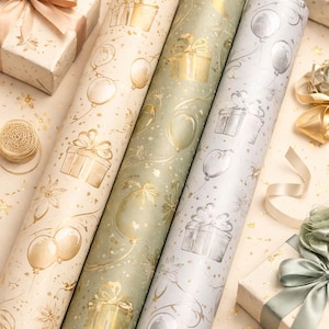 Papel de regalo – Papel boutique Endless Loops (50 × 70 cm)