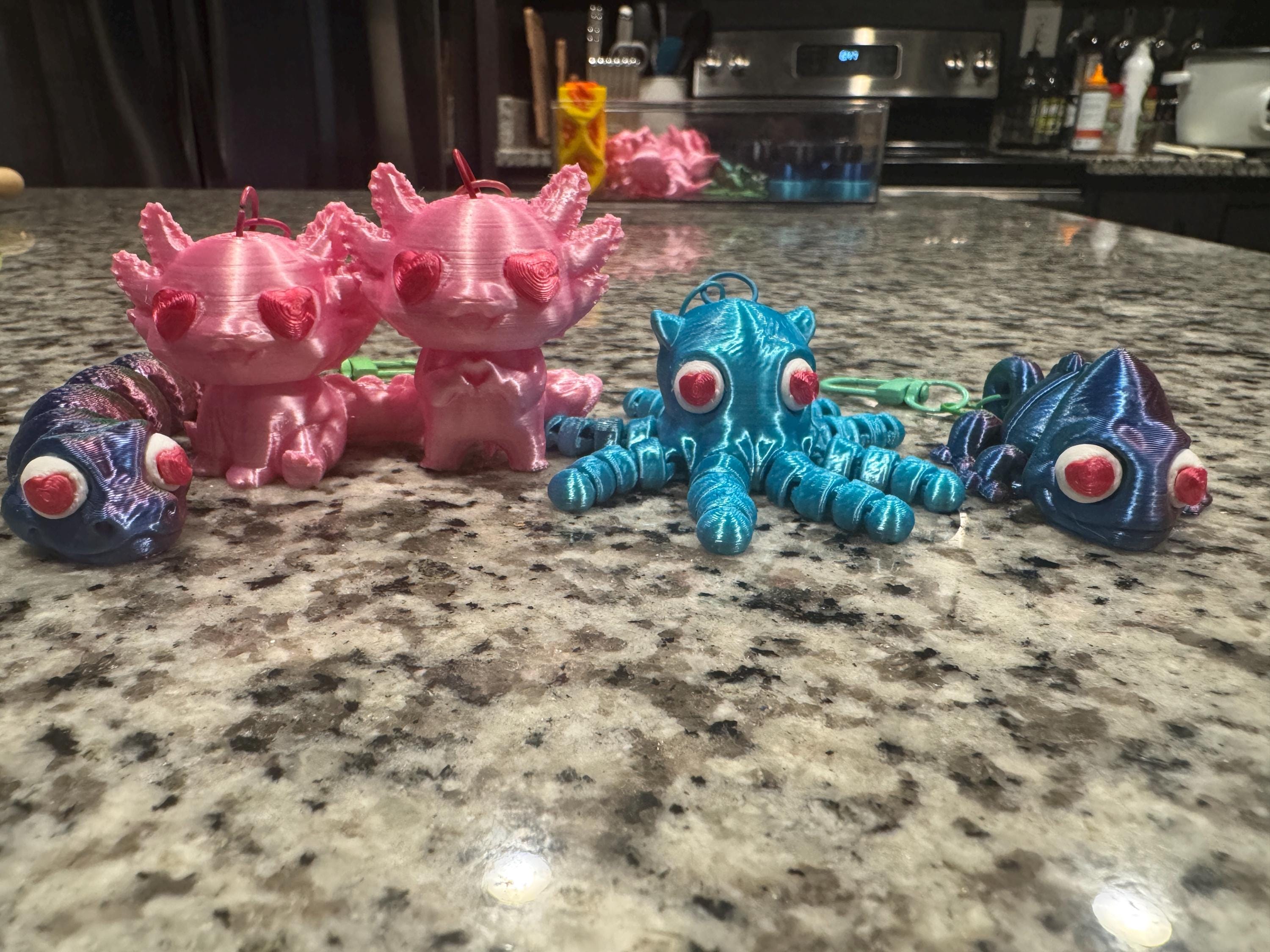3D Printed Keychains - Etsy