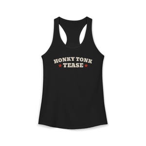 Camiseta sin mangas estilo Honky Tonk Tease, atuendo para concierto country, camiseta estilo Nashville Baddie, camiseta sin mangas estilo vaquera western, atuendo para una noche de chicas en un bar. imagen 19