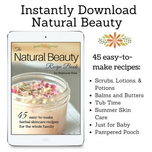 The Natural Beauty Recipe Book PDF: 45 easy-to-make, herbal skincare recipes for the whole family zdjęcie 5