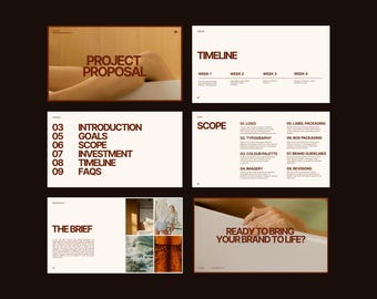 Project Brand Proposal Canva Template