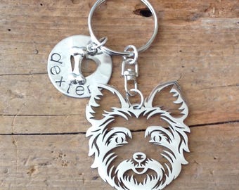 yorkie keychain