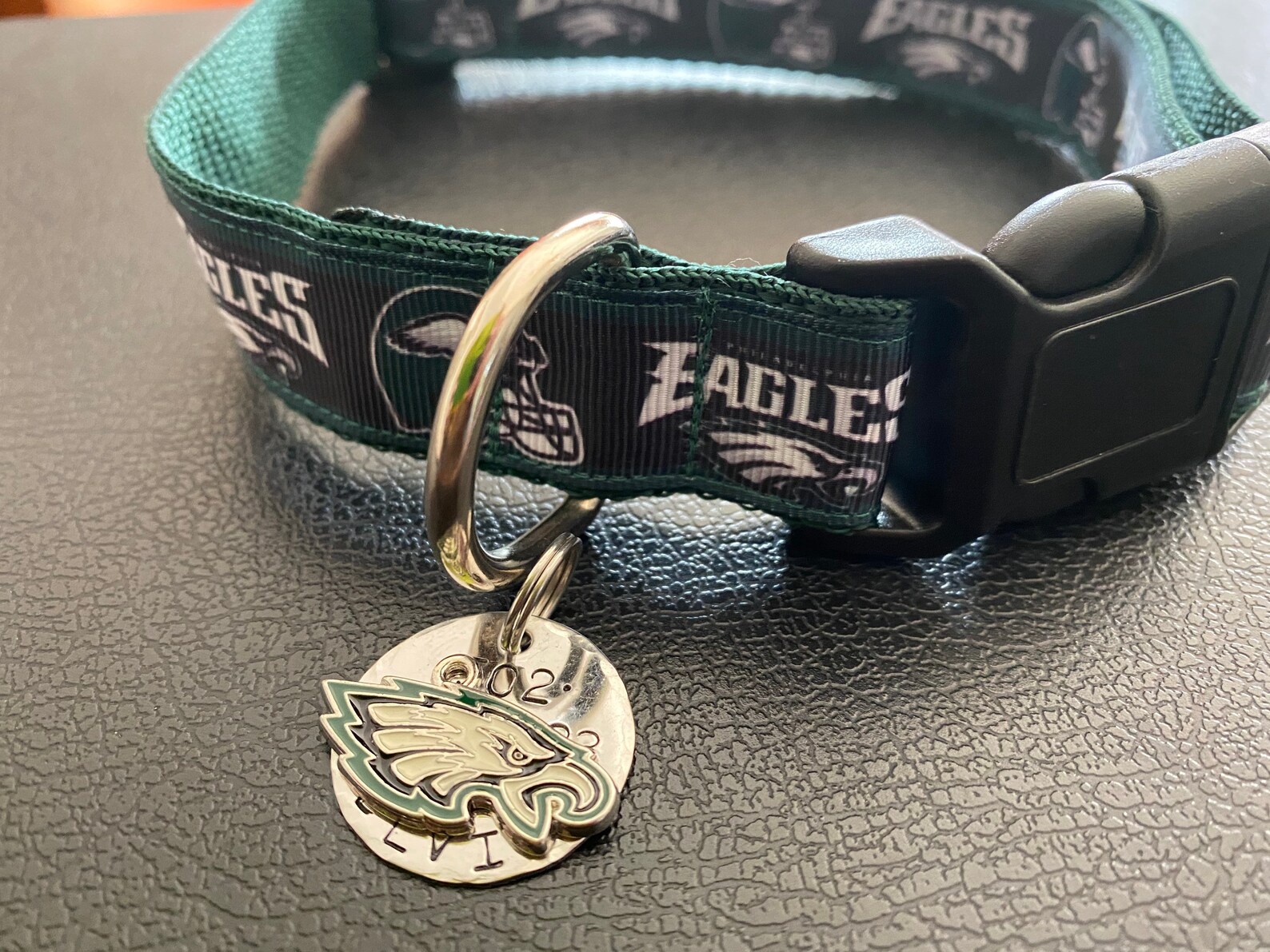 Philadelphia Eagles Custom Pet Pet Collar ID Tag Eagles Fan Etsy