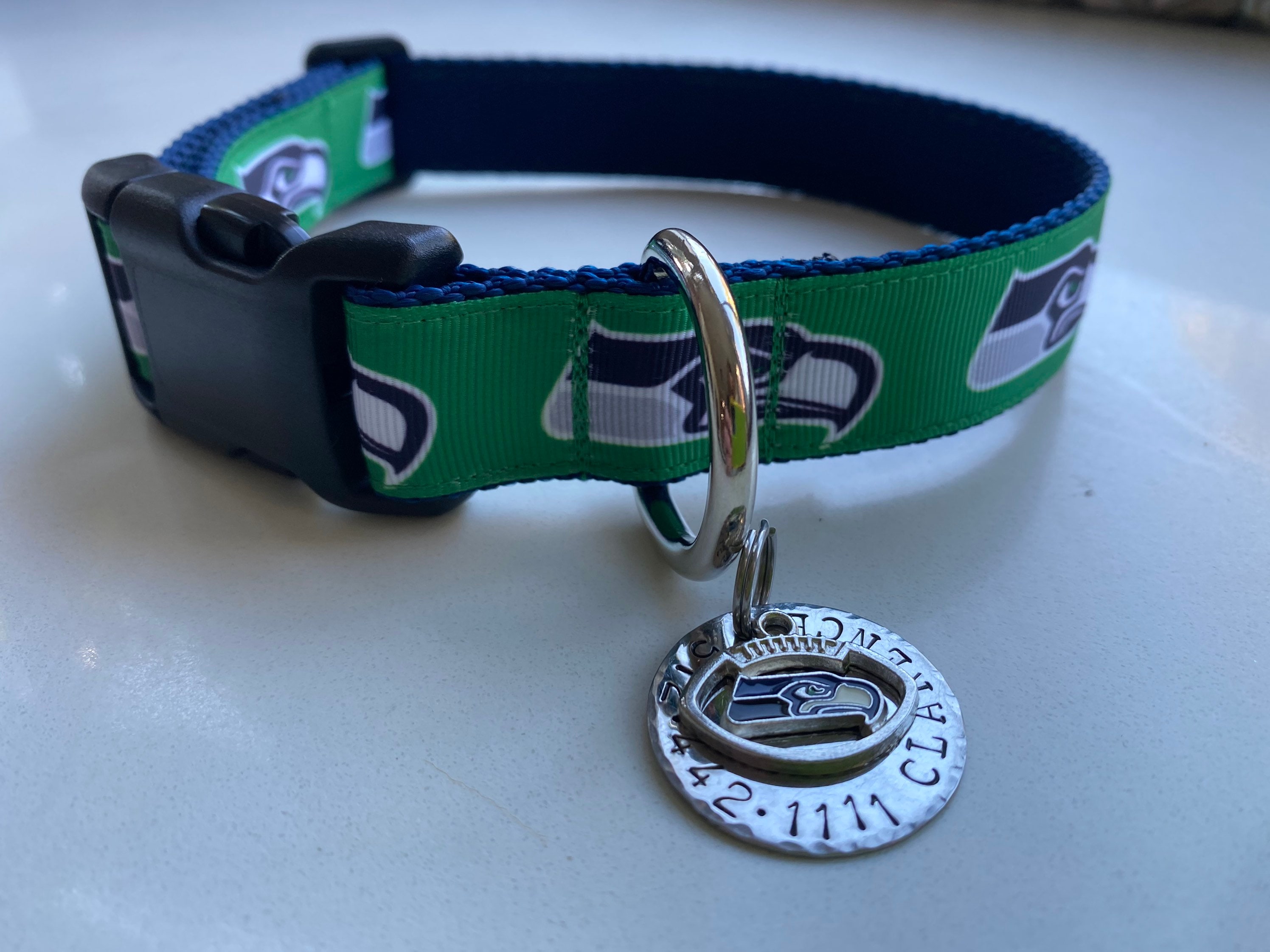 seahawks cat collar