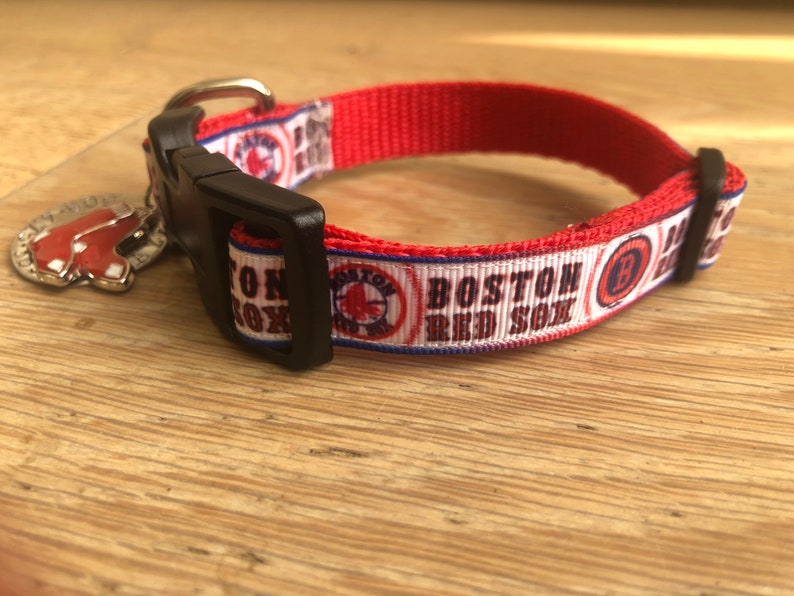 Boston Red Sox custom Dog ID Tag red Red Sox fan Fan Dog Etsy
