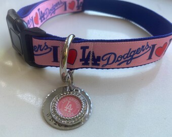 dodgers cat collar