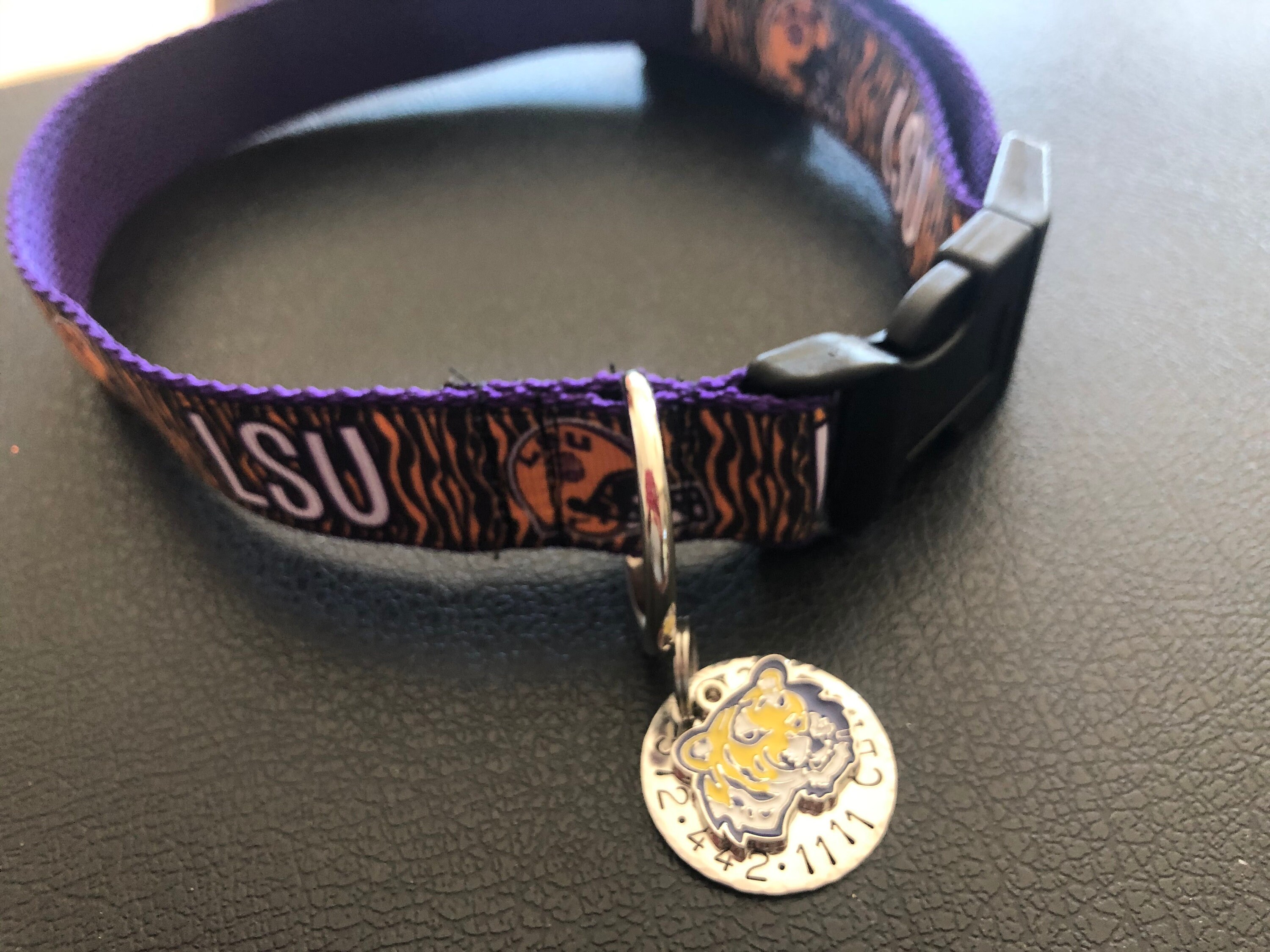 lsu cat collar