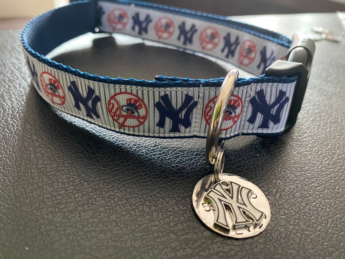 New York Yankees Dog Collar Adjustable Pet Collar with Etsy