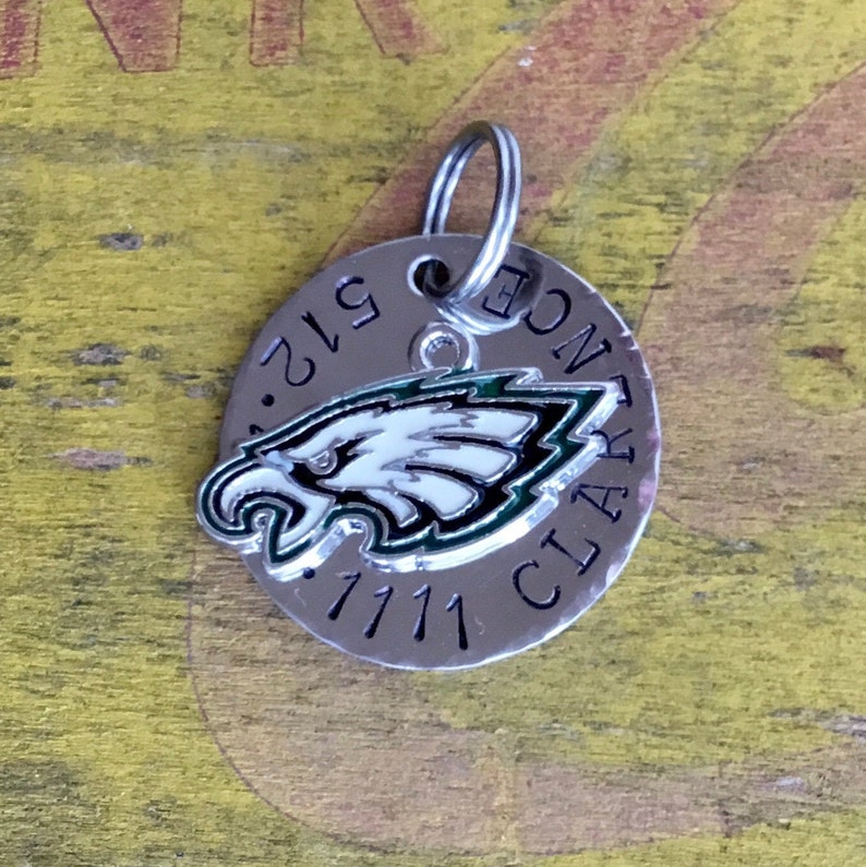 Philadelphia Eagles Custom Pet Dog Collar ID Tag Eagles Fan | Etsy