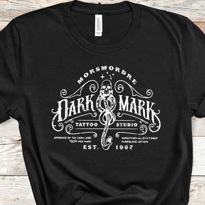 Dark Mark, Vacation Shirt Unisex, Fantasy Shirt, Geek Shirt, Gift for Nerd, Nerd Gift, Bookworm Shirt, Wizard Shirt, Unisex fit