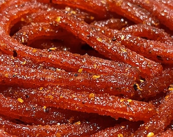 Spicy Strawberry Straws Chamoy Candy Mexican Sweet Sour Dulce Enchilados