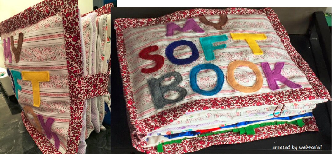 Quiet Time Book Back to School Busy Books Kids Soft Toy Etsy