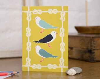 Seagulls Greeting Card